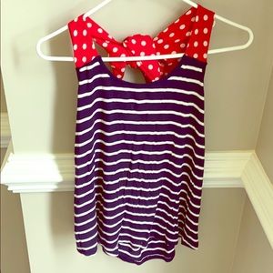 EUC Women’s boutique striped tank top size small